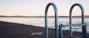Schwimmbad schmall geschafft